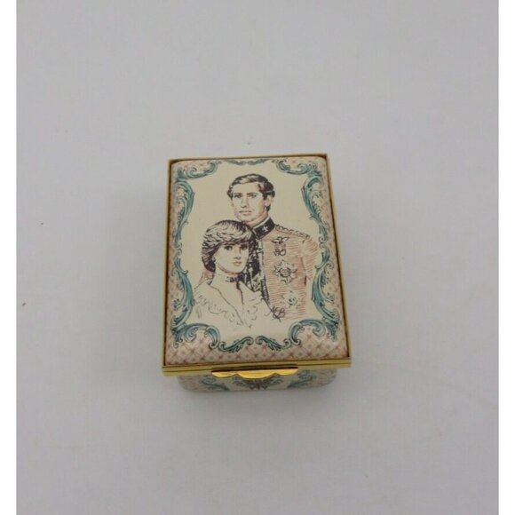 Halcyon Days Enamel Lady Diana and Prince of Wales Marriage Limited 420/1500 - Picture 2 of 10